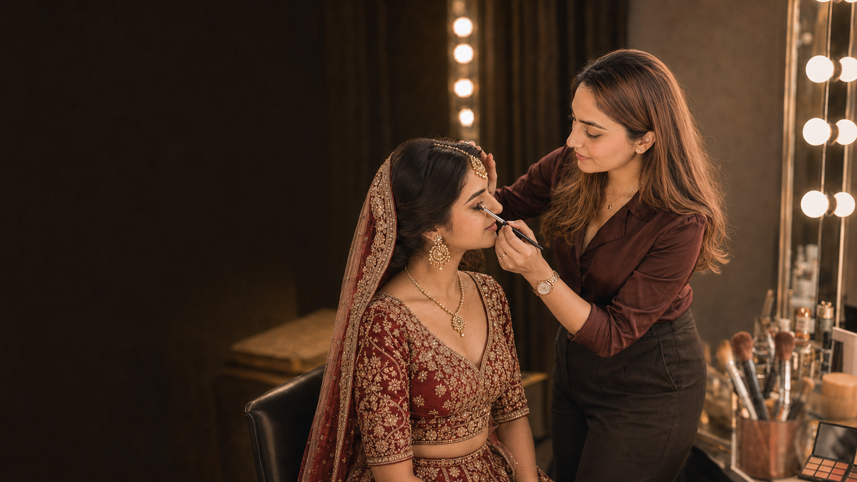 Party makeup look by Aria Studio