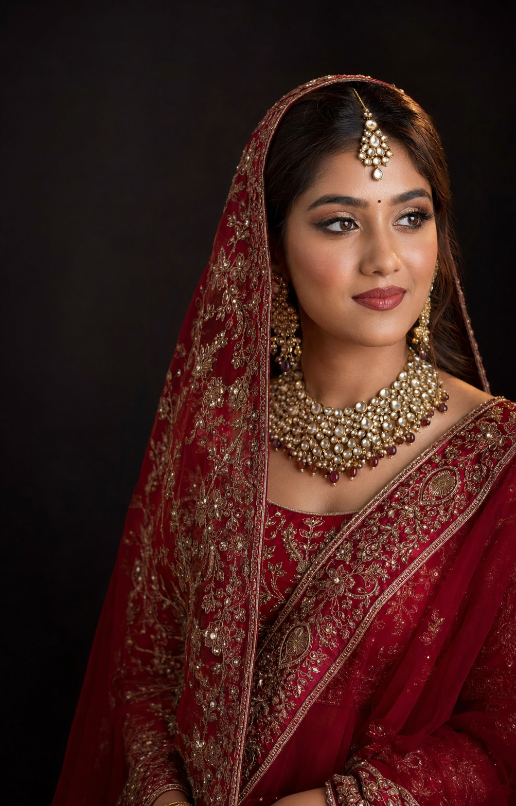 Full-length bridal look by Aria Studio