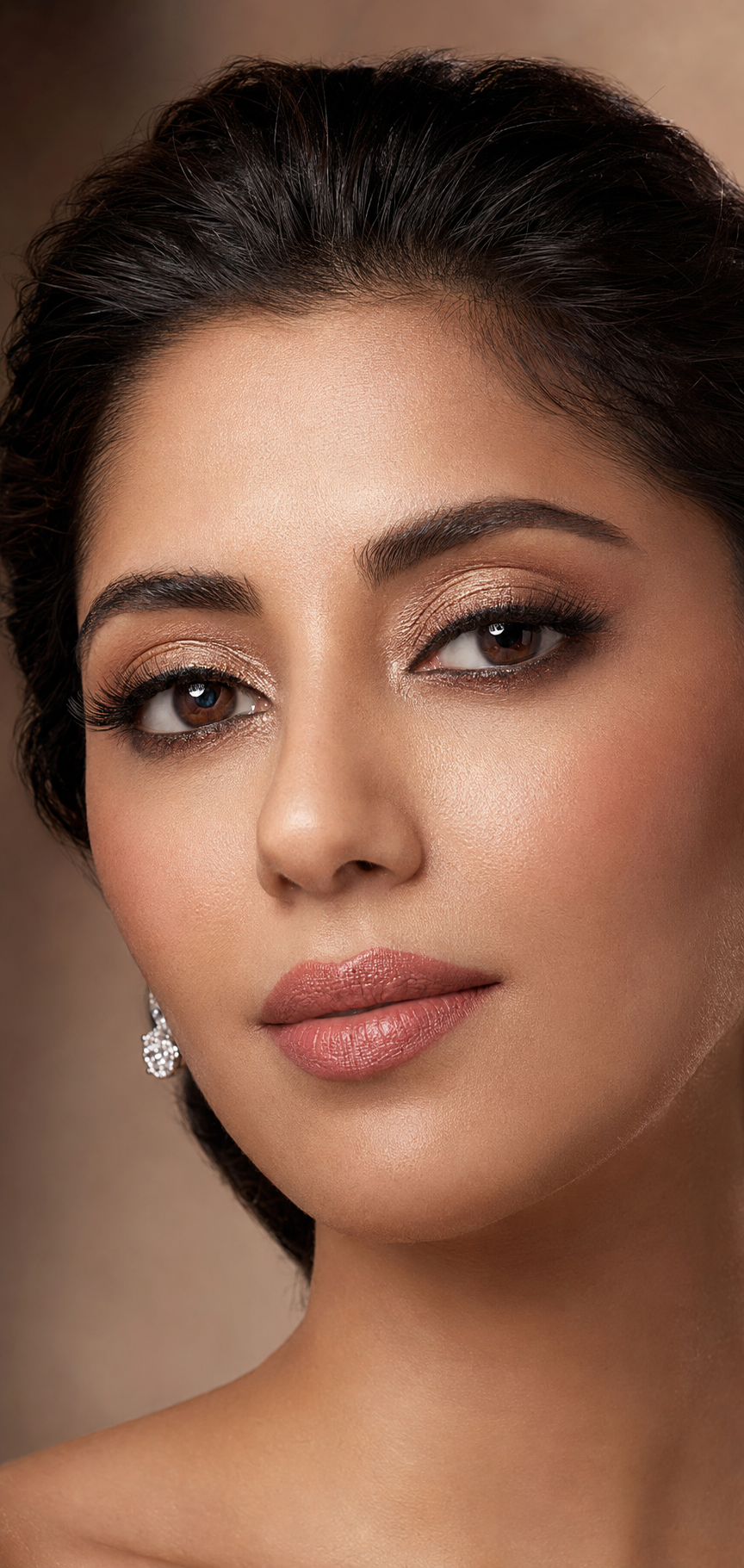 Natural bronze look — training session work